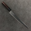 Seisuke Super Bleu Sujihiki 240mm Manipuler Palissandre (férule:Bois de Pakka noire) - japanny-FR