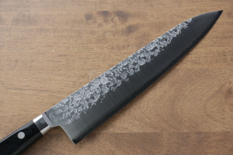 Cuchillos Takamura VG10 Martillado Gyuto Cuchillo Japones 210mm Mango de Madera de Pakka Negra - japanny-FR