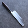 Seisuke Acier Blanc Kasumitogi Nakiri  180mm Bois de rose Manipuler - japanny-FR