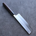 Seisuke Acier Blanc Kasumitogi Nakiri  180mm Bois de rose Manipuler - japanny-FR