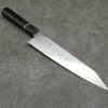 Seisuke AUS10 Miroir Croisé Kirituke Gyuto 210mm Manipuler Bois de pakka noir - japanny-FR