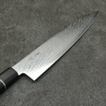 Seisuke AUS10 Miroir Croisé Kirituke Gyuto 210mm Manipuler Bois de pakka noir - japanny-FR