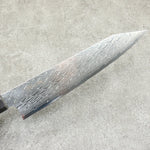 Seisuke AUS10 Miroir Croisé Kirituke Gyuto 210mm Manipuler Bois de pakka noir - japanny-FR