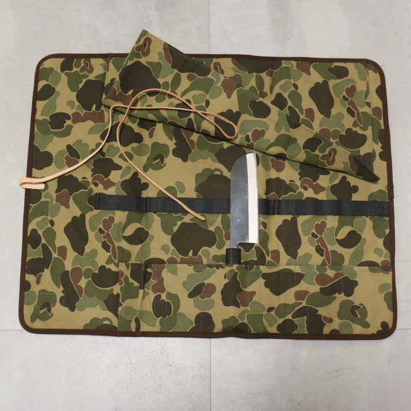 West Japan Tools Rouleau à couteaux avec 6 pochettes Tissu Camouflage mm Manipuler 640mm x 510mm - japanny-FR