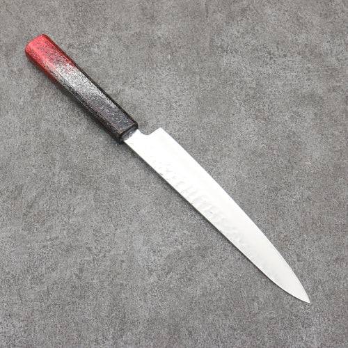 Sakai Takayuki Rinnou VG10 33-Couches Damas Petite-utilité Couteau Japonais 180mm Laqué rouge Manipuler - japanny-FR