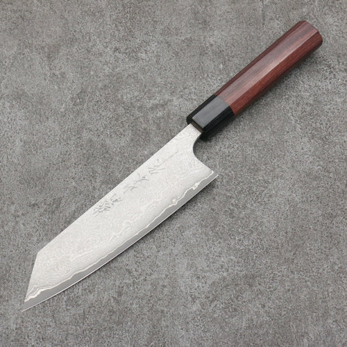 Nao Yamamoto VG10 Damas noir Bunka Couteau Japonais 165mm Shitan Manipuler - japanny-FR