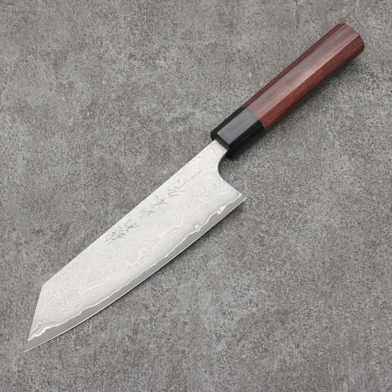 Nao Yamamoto VG10 Damas noir Bunka Couteau Japonais 165mm Shitan Manipuler - japanny-FR