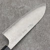 Nao Yamamoto VG10 Damas noir Santoku Couteau Japonais 165mm Shitan Manipuler - japanny-FR