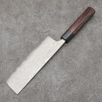 Nao Yamamoto VG10 Damas noir Nakiri Couteau Japonais 165mm Shitan Manipuler - japanny-FR