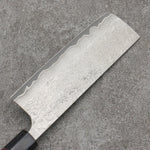 Nao Yamamoto VG10 Damas noir Nakiri Couteau Japonais 165mm Shitan Manipuler - japanny-FR