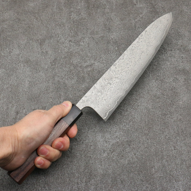 Nao Yamamoto VG10 Damas noir Gyuto Couteau Japonais 240mm Shitan Manipuler - japanny-FR