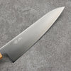 Seisuke Acier argenté NO.3 Migaki Polish Terminé Gyuto Couteau Japonais 180mm Chêne blanc Manipuler - japanny-FR