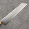 Seisuke Acier argenté NO.3 Migaki Polish Terminé Kirituke Gyuto Couteau Japonais 240mm Chêne blanc Manipuler - japanny-FR