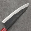 Nao Yamamoto Acier Bleu Kurouchi Gyuto Couteau Japonais 180mm Shitan(férule:bois rouge Pakka) Manipuler - japanny-FR