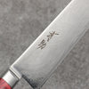 Seisuke Nami AUS10 Finition miroir Damas Sujihiki 240mm Bois de pakka rouge Manipuler - japanny-FR