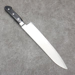 Seisuke Nami AUS10 Finition miroir Damas Gyuto 240mm Bois de pakka noir Manipuler - japanny-FR