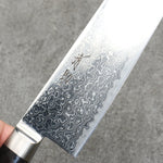 Seisuke Kagami2 AUS10 Finition miroir Damas Gyuto 210mm Bois de pakka noir Manipuler - japanny-FR