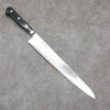 Seisuke Kagami2 AUS10 Finition miroir Damas Sujihiki 240mm Bois de pakka noir Manipuler - japanny-FR