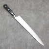 Seisuke Kagami2 AUS10 Finition miroir Damas Sujihiki 240mm Bois de pakka noir Manipuler - japanny-FR