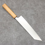 Seisuke Acier argenté NO.3 Migaki Polish Terminé Kirituke Gyuto 210mm Chêne blanc Manipuler - japanny-FR