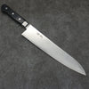 Seisuke Kagami2 AUS10 Finition miroir Damas Gyuto 240mm Bois de pakka noir Manipuler - japanny-FR