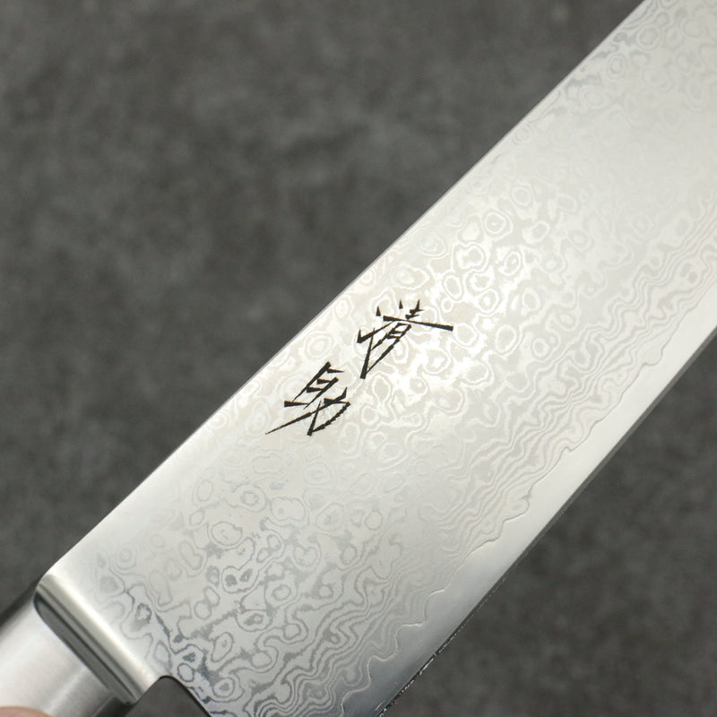 Seisuke VG10 33-Couches Finition miroir Damas Gyuto 240mm Bois de Pakka marron Manipuler - japanny-FR