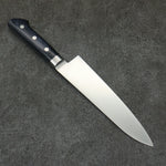 Seisuke Seiten Molybdene Gyuto 180mm bleu marine de pakka noir Manipuler - japanny-FR