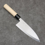 Nakaniida Acier Blanc No.2 Migaki Polish Terminé Deba 165mm Magnolia Manipuler - japanny-FR