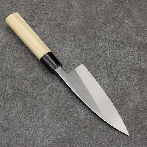 Nakaniida Acier Blanc No.2 Noir Deba 135mm Magnolia Manipuler - japanny-FR