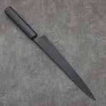 Sakai Takayuki Kurokage VG10 Martelé Revêtement en téflon Sujihiki 240mm Laqué noir Manipuler - japanny-FR