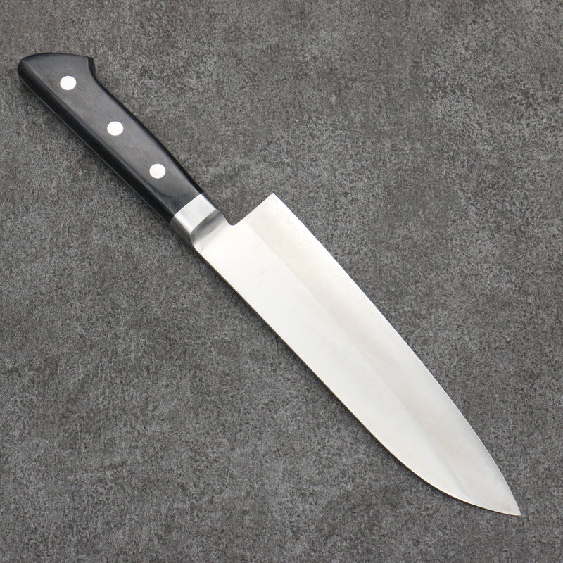 Seisuke VG1 Migaki Polish Terminé Santoku 165mm Bois de pakka noir Manipuler - japanny-FR