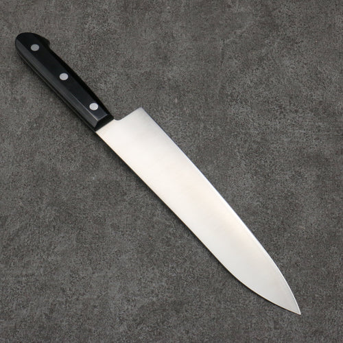 Seisuke SLD Migaki Polish Terminé Gyuto 210mm Bois de pakka noir Manipuler - japanny-FR