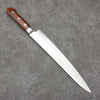 Seisuke Acier suédois Martelé Sujihiki 240mm Acajou Manipuler - japanny-FR