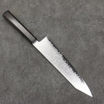 Seisuke VG10 Damas Kirituke Gyuto 210mm Bois d'ébène Manipuler - japanny-FR