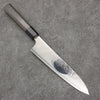 Seisuke VG5 Nashiji Noir Finition en miroir Gyuto 210mm Bois de pakka Gris Manipuler - japanny-FR