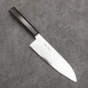 Seisuke VG10 Damas Santoku 180mm Bois d'ébène Manipuler - japanny-FR