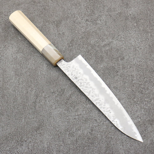 Seisuke Kumo Acier Blanc No.1 Martelé Gyuto 180mm Magnolia Manipuler - japanny-FR