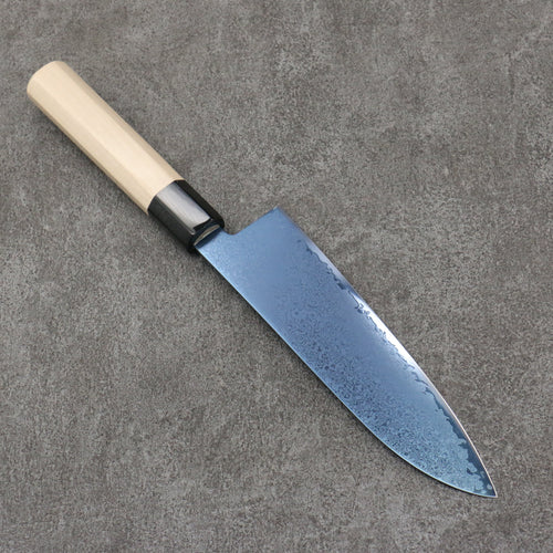 Seisuke VG10 Ion plating Damas Santoku 180mm Magnolia Manipuler - japanny-FR