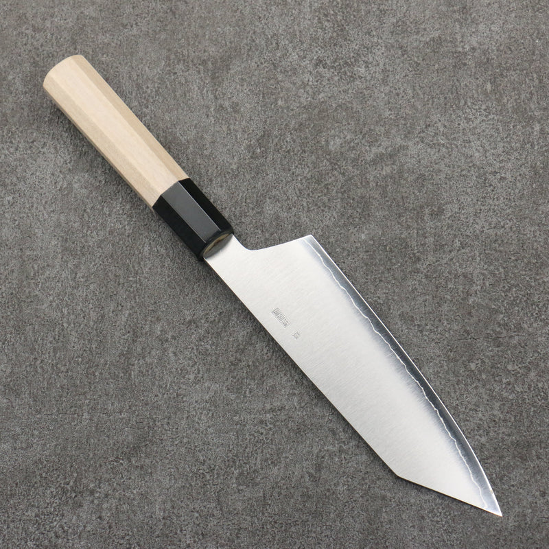 Kikuzuki Acier argenté NO.3 Bokashi Kiritsuke Santoku 180mm Manipuler Magnolia - japanny-FR