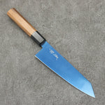 Seisuke Acier SK-85 Ion plating Kiritsuke Santoku 180mm Teck (virole : Plastique noire) Manipuler - japanny-FR