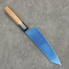 Seisuke Acier SK-85 Ion plating Kiritsuke Santoku 180mm Teck (virole : Plastique noire) Manipuler - japanny-FR