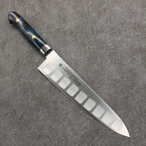 Sakai Takayuki Grand Chef SP Uddeholm Acier suédois résistant aux taches Gyuto Saumon 210mm SP Type III (Galaxie) Manipuler - japanny-FR