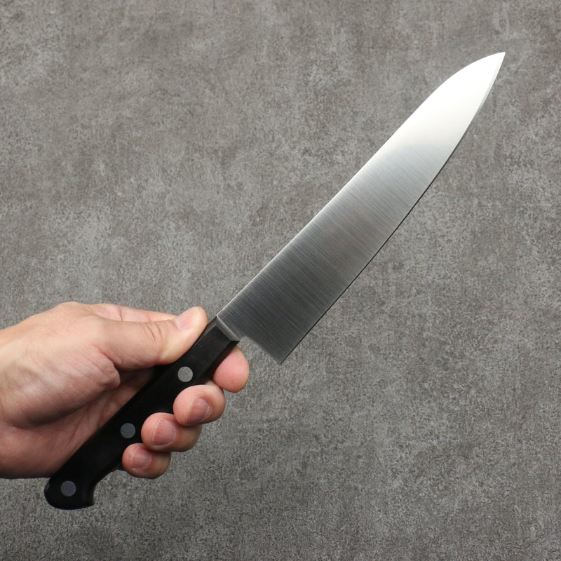 Sakai Takayuki Grand Chef Acier suédois Gyuto 180mm Bois de pakka noir Manipuler - japanny-FR