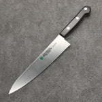 Sakai Takayuki Grand Chef Acier suédois Gyuto 210mm Bois de pakka noir Manipuler - japanny-FR