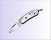 Moki Mini Pendant Pocket Knife w/ White Mother of Pearl and Apple Coral - japanny-FR