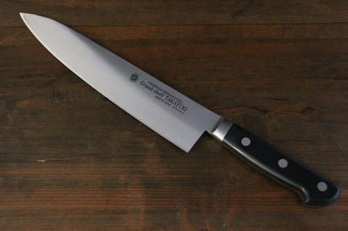 Sakai Takayuki Grand Chef Acier suédois Gyuto 240mm Manipuler - japanny-FR