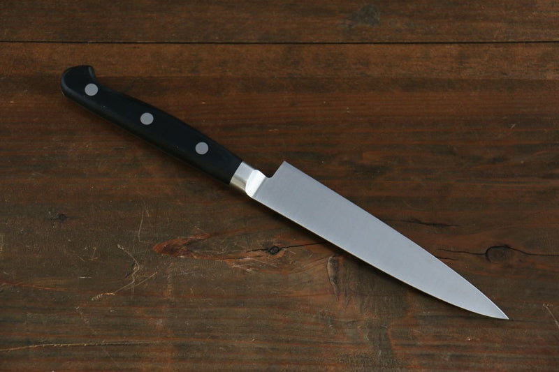 Sakai Takayuki Grand Chef Acier suédois Petite-utilité 120mm Manipuler - japanny-FR