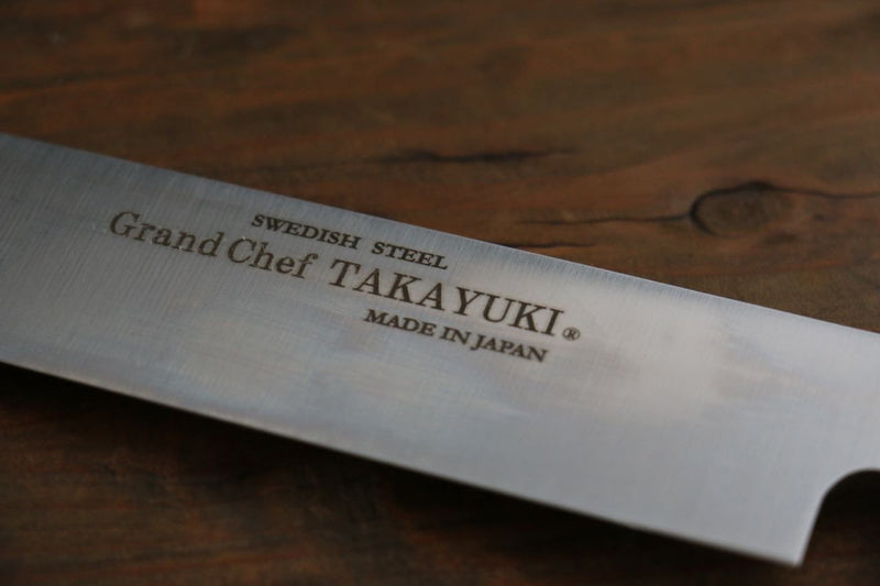 Sakai Takayuki Grand Chef (Pour les gauchers) Acier suédois Kiritsuke Yanagiba  260mm Manipuler avec Gaine - japanny-FR