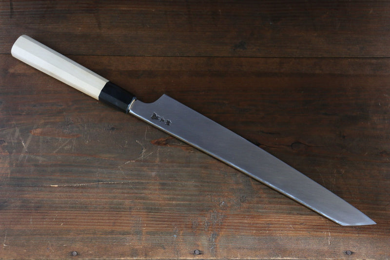 Sakai Takayuki Série Chef Acier argenté NO.3 Kiritsuke Yanagiba  300mm - japanny-FR