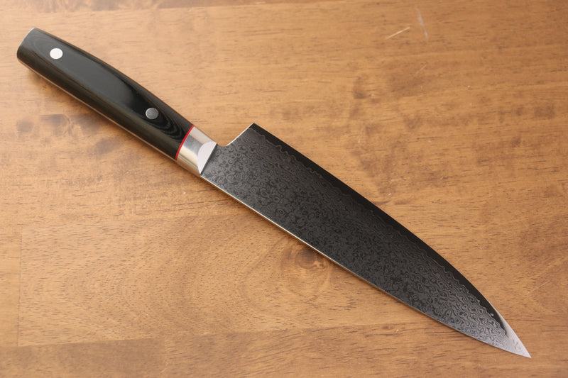 Seisuke Saiun VG10 Damas Gyuto  200mm Micarta noir Manipuler - japanny-FR